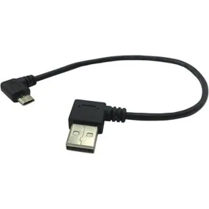 Cerrxian Cable micro USB de 9 pulgadas Combo de ángulo_3