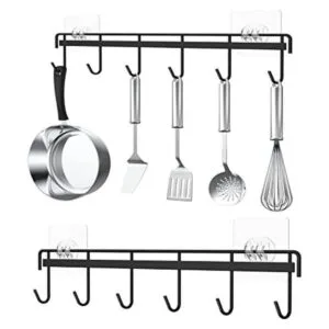Soporte adhesivo para colgar en la cocina paquete de 2_1