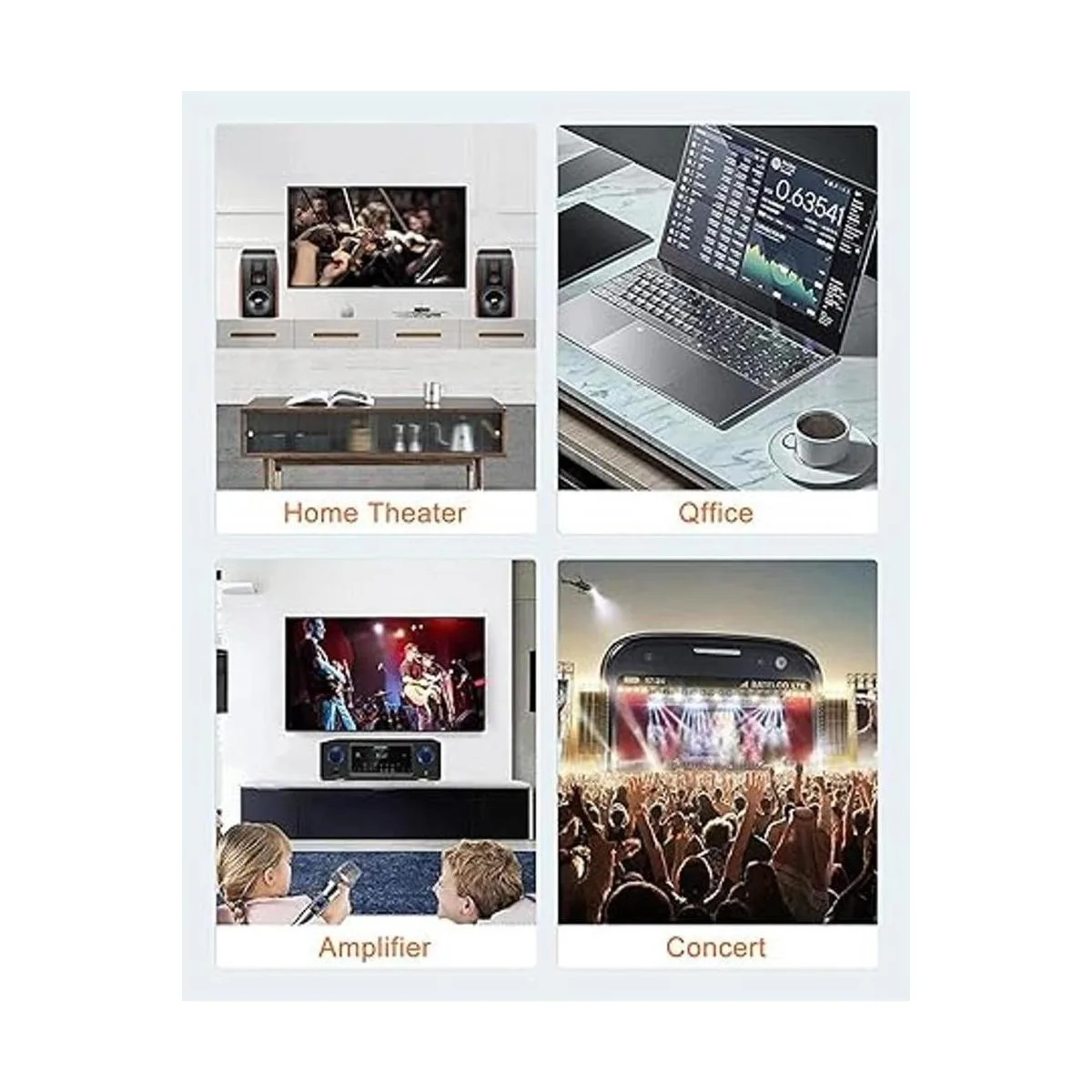 Cable de audio estéreo de 0.138 in a RCA cable de audio_6