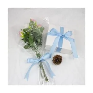 Nichemigo Cinta de satén sólida de doble cara de 1 x 50_6