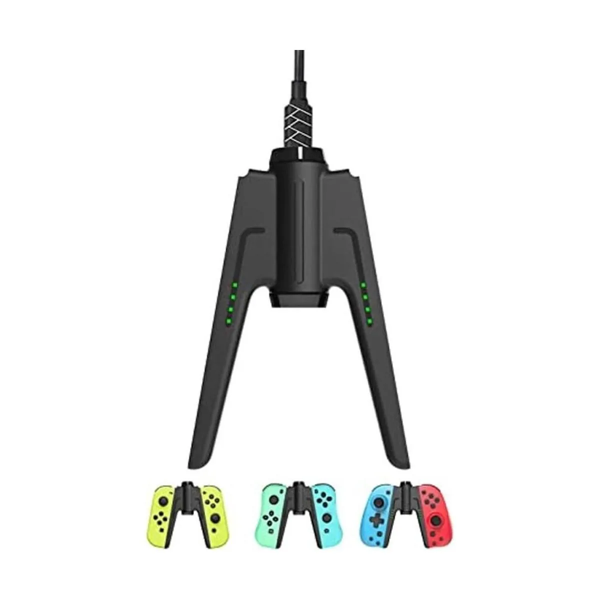 KINVOCA Joycon Grip para Nintendo Switch agarre de carga_1