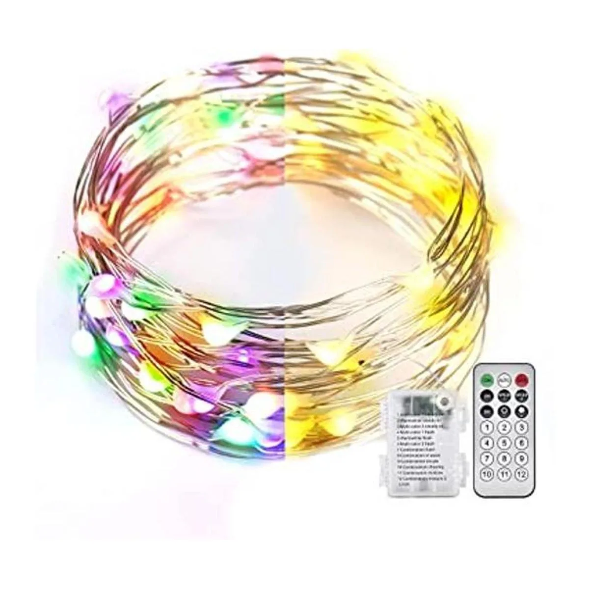 Ariceleo 1 paquete de luces de color blanco cálido y_1