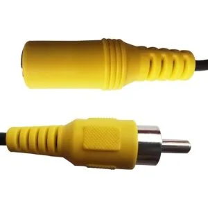 Faoyliye Paquete de 2 adaptadores RCA a 0.138 in chapado_3