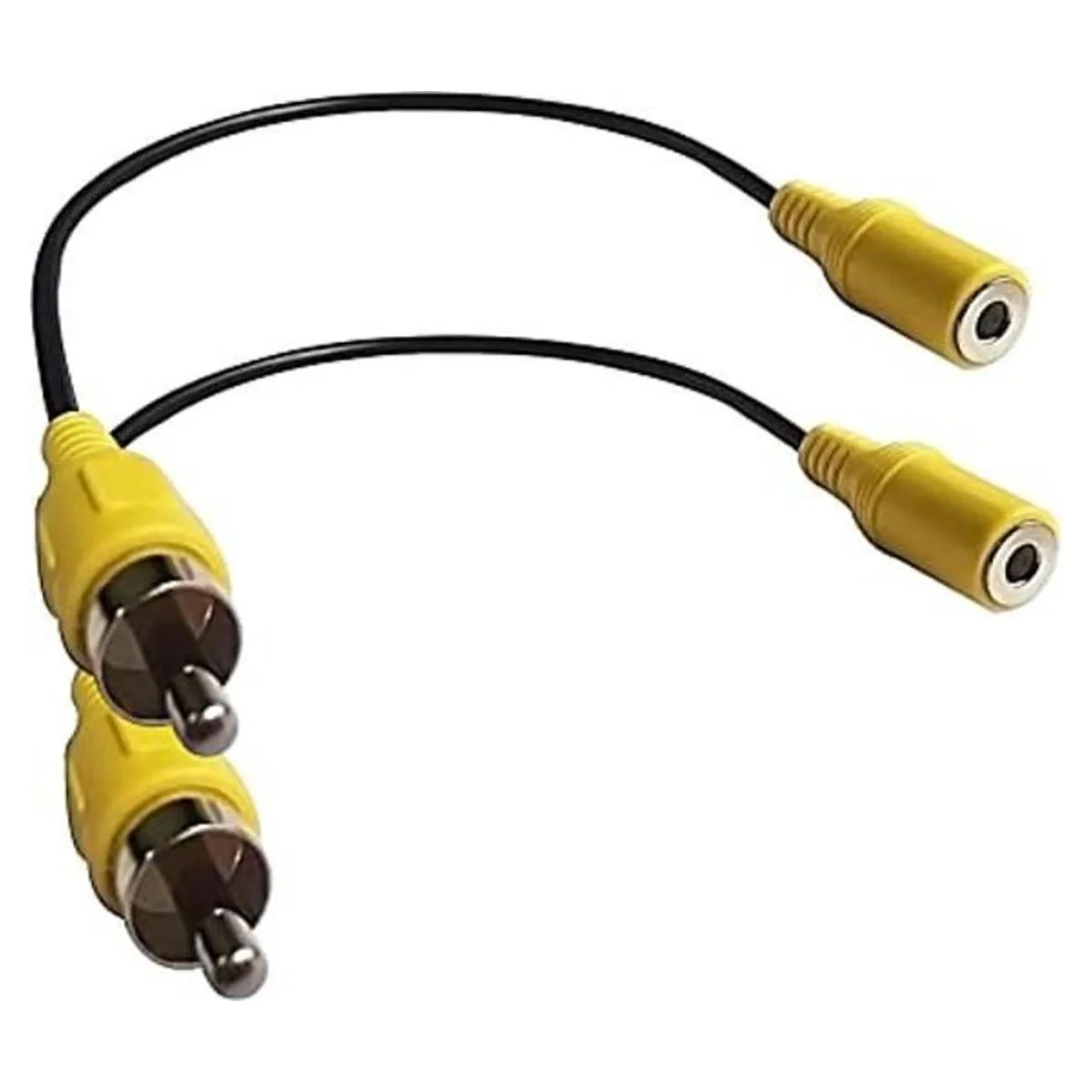 Faoyliye Paquete de 2 adaptadores RCA a 0.138 in chapado_1