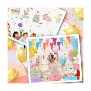 9 piezas de decoración de centro de mesa de cumpleaños en_7