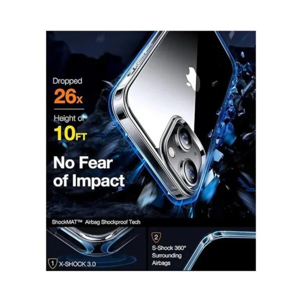 TORRAS Diamond Clear Funda diseñada para iPhone 14 nunca_3