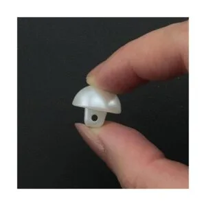 ZCZQC Botón de perlas de media cúpula 50 piezas de 0.591_3