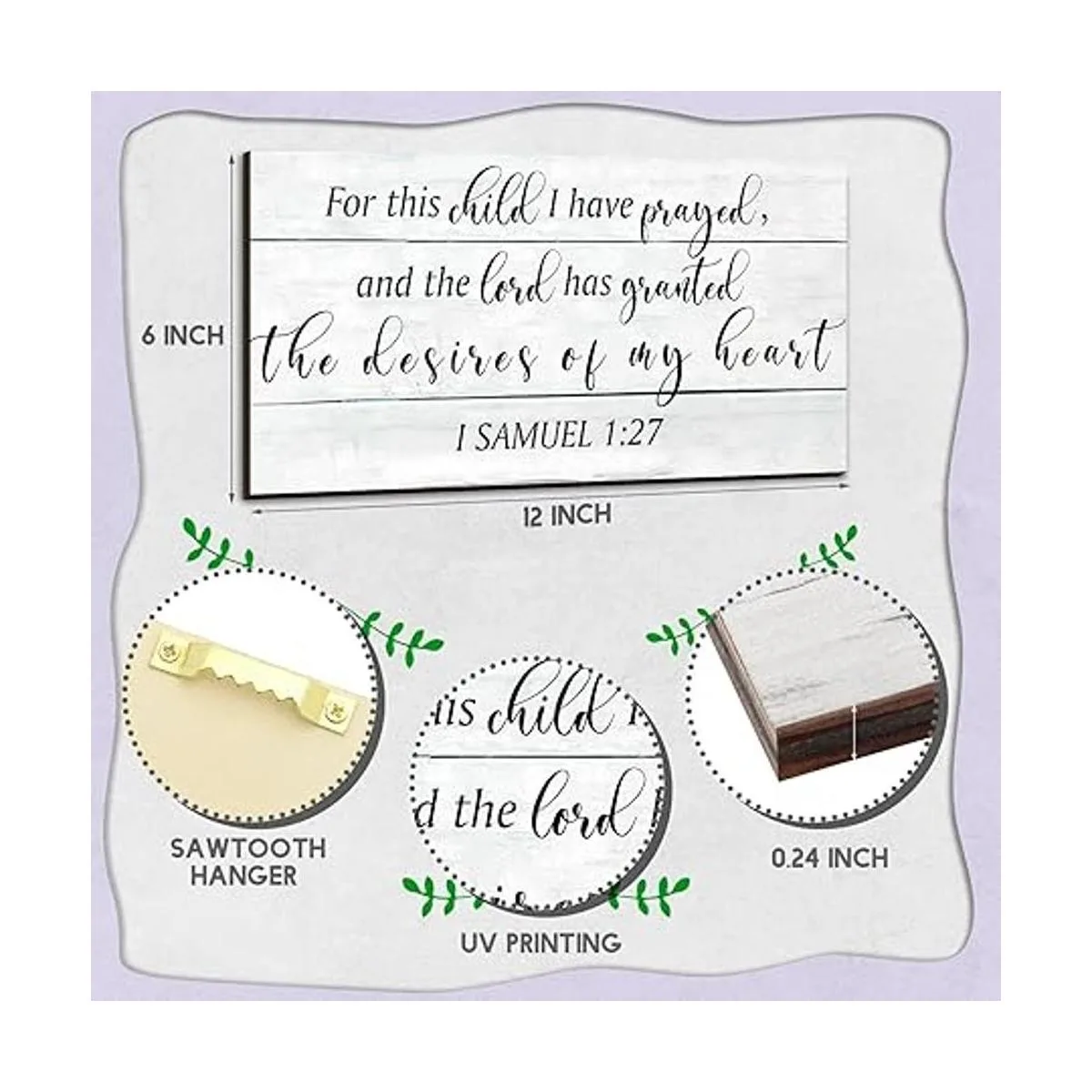 2 piezas de decoración de pared de madera para niñas y_3