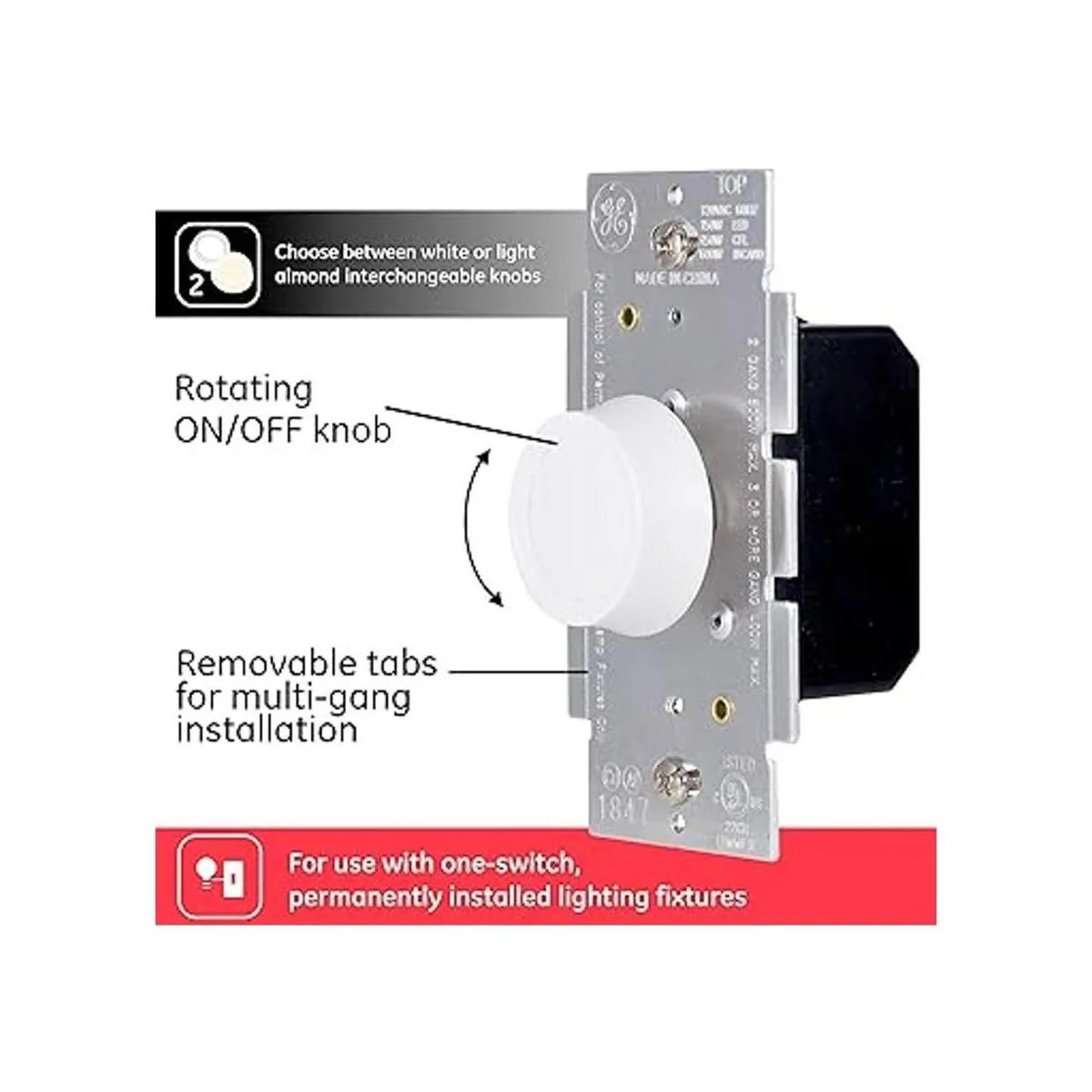 Interruptor de luz GE 18021_2