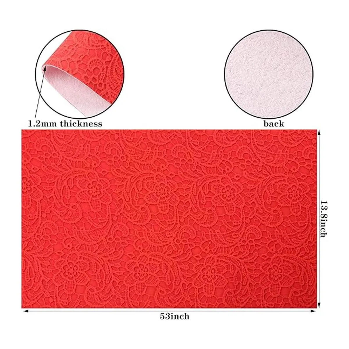 Picheng Hojas de cuero sintético en relieve rollos de_3