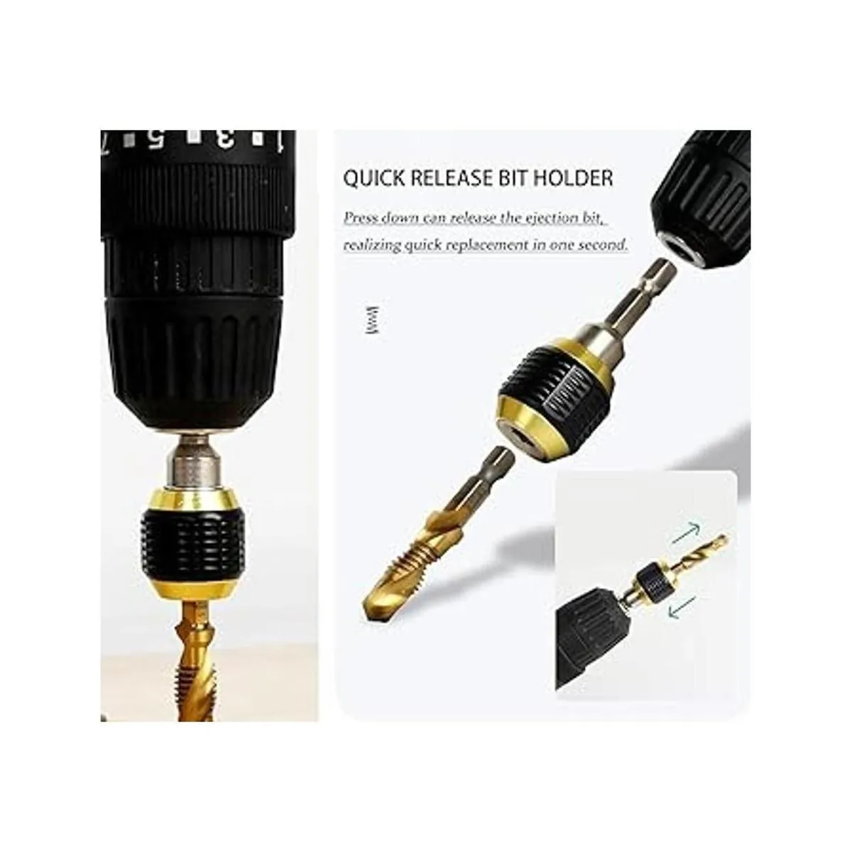 Saipe 2 piezas de 14 pulgadas de vástago hexagonal de_4