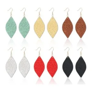 Picheng Hojas de cuero sintético en relieve rollos de_5