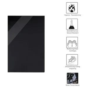 Worasign Hojas de plexiglás acrílicas en blanco cuadrado_3