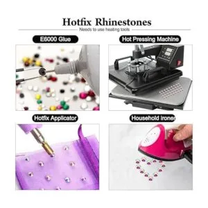 SS10 Diamantes de imitación termoadhesivos color rojo_5