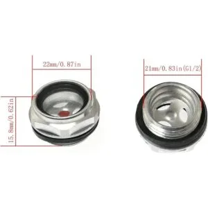 RLECS 4 piezas de vidrio para compresor de aire para_3