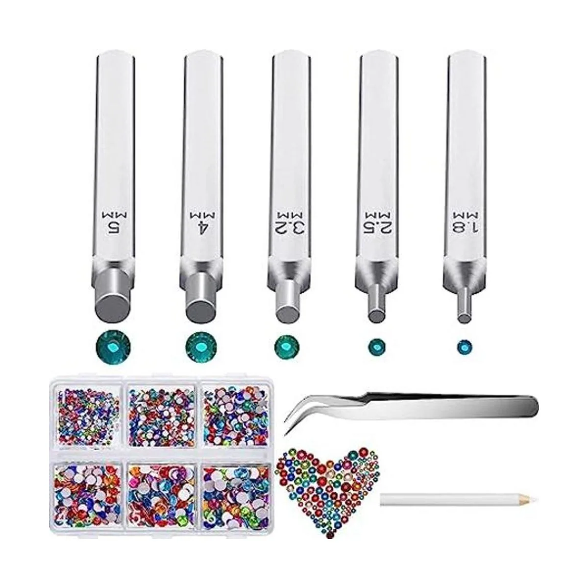 Kit de 13 piezas de herramientas de estampación de metal_1