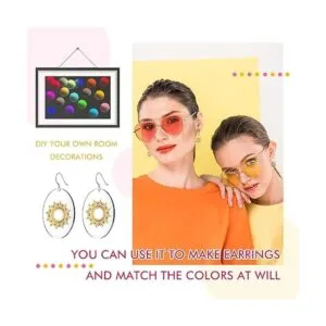 100 unidades de discos redondos de acrílico transparente_5