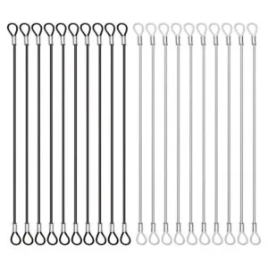 Paquete de 20 correas de seguridad de acero inoxidable_1