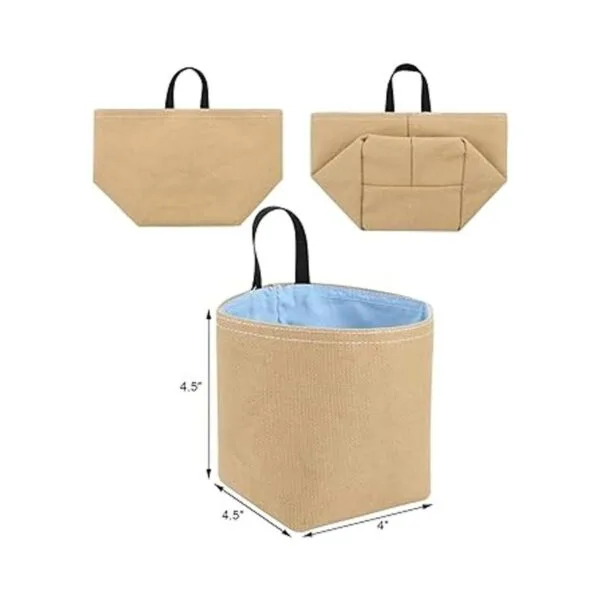 CM Mini Hanging Storage Basket Small Storage Bag Decor Bin_2
