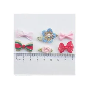 Surtido de cintas flores y moños artesanales Chenkou a_6