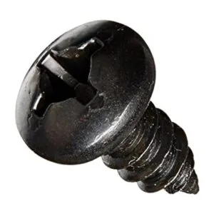 Chapa de acero Metal Tornillo acabado óxido Negro Pan_1