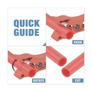 iCrimp PEX Cortador de tubos para tubos de PVC y PEX de_5