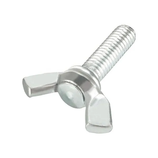 uxcell Tornillo de mariposa de acero al carbono_4