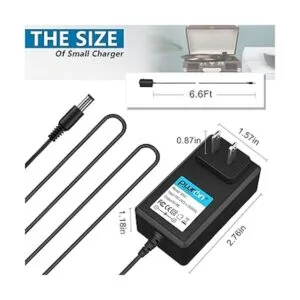 PwrON Adaptador de corriente alterna de 9 V para Crosley_6