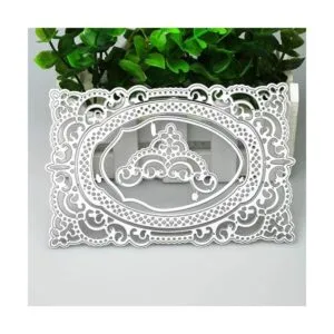 Troqueles de metal con marco de flor corte de borde de_6