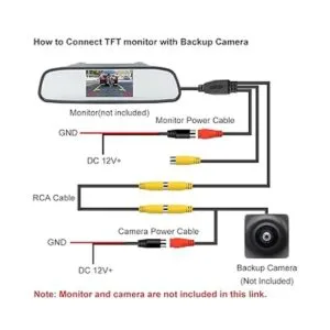 GreenYi Cable de extensión de cámara de respaldo de 10_6
