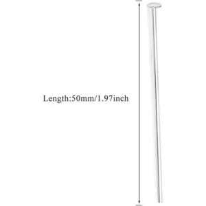 Hahiyo Alfileres de satén fino de 1.969 in de longitud se_2