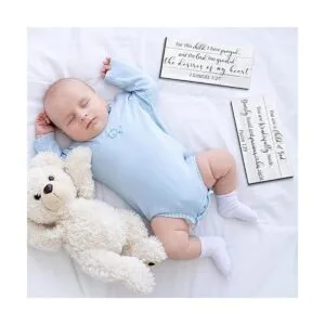 2 piezas de decoración de pared de madera para niñas y_4