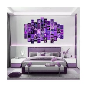 Kit de collage de pared púrpura para fotos estéticas_5