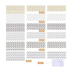 Hmjpng 600 lazos de alambre en forma de U protectores de_2