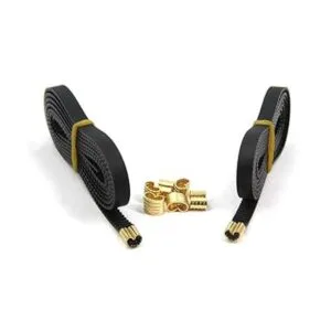 Zeberoxyz 10 hebillas de cobre conector de cable de_4