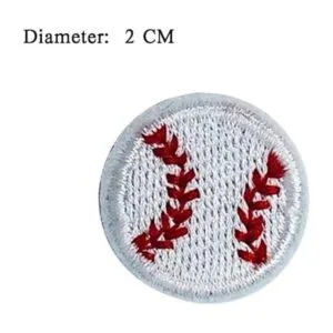 Parche bordado XUNHUI de béisbol para ropa planchado para_4