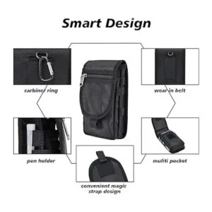 Funda con varios bolsillos para celulares o cosas_4