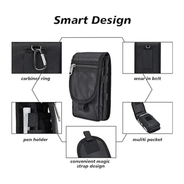 Funda con varios bolsillos para celulares o cosas_4