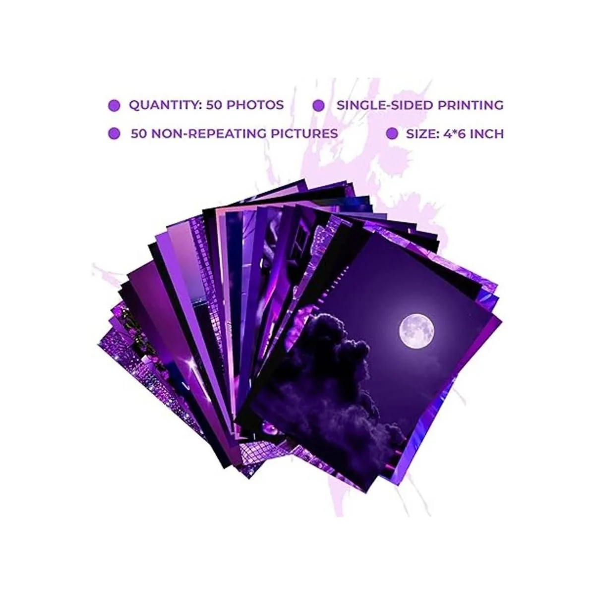 Kit de collage de pared púrpura para fotos estéticas_3