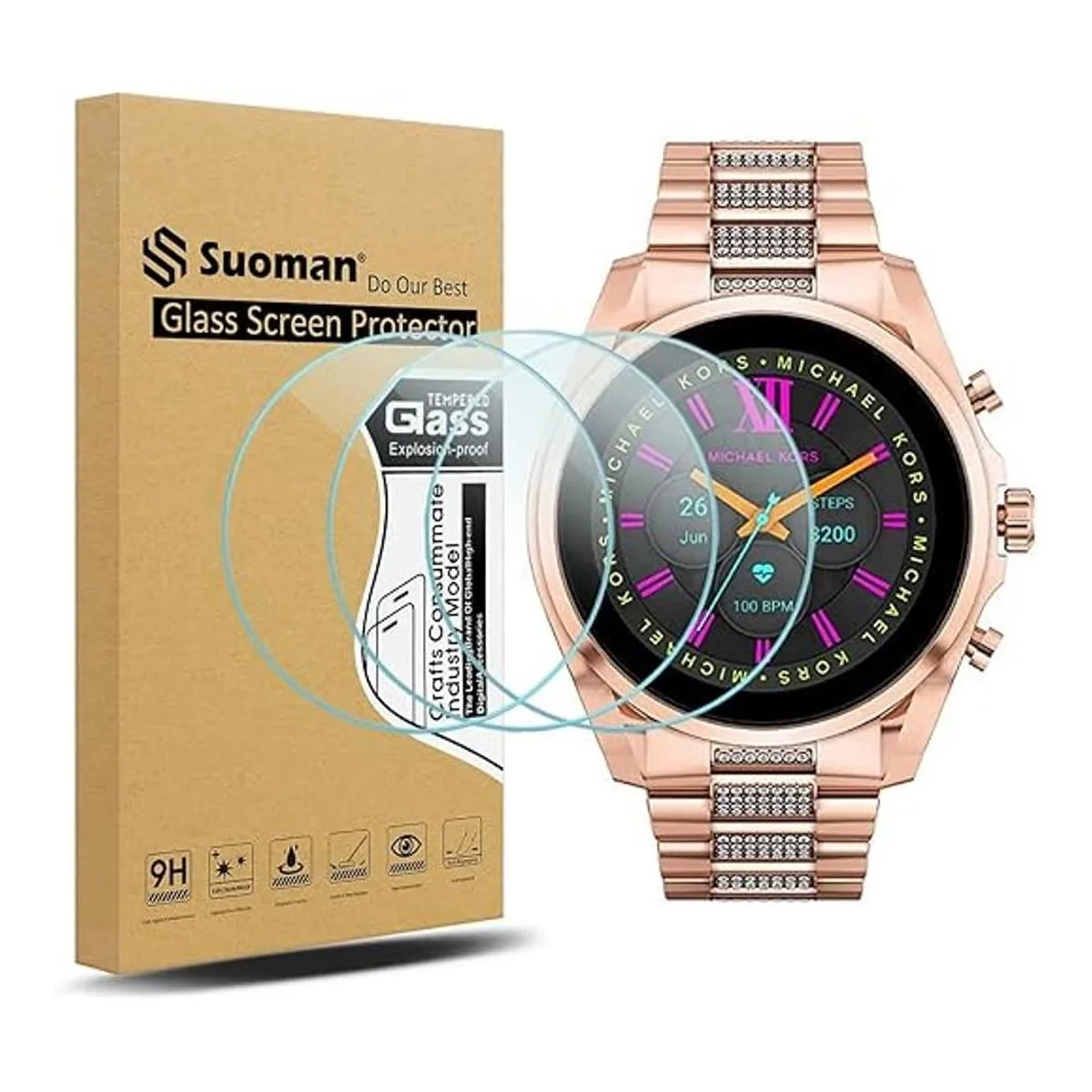 Suoman Protector de pantalla de vidrio templado para_1