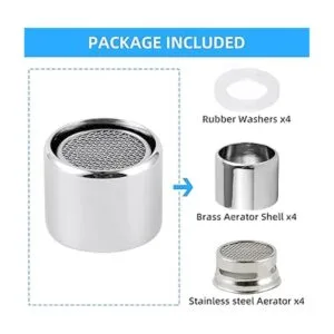 iFealClear Aireador de grifo de 4 piezas filtro de grifo_4