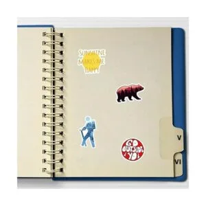 Paquete de 107 calcomanías de vinilo impermeable para_3