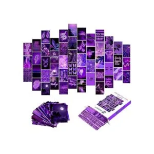 Kit de collage de pared púrpura para fotos estéticas_2