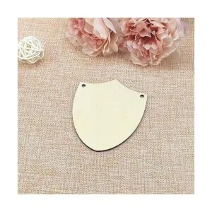 20 piezas de escudo de madera con forma de recorte_4