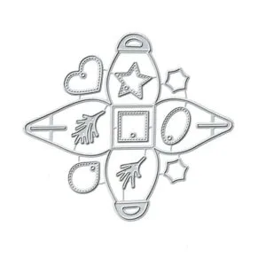 Christmas Gift Box Metal Die Cuts Christmas Gift Box_3