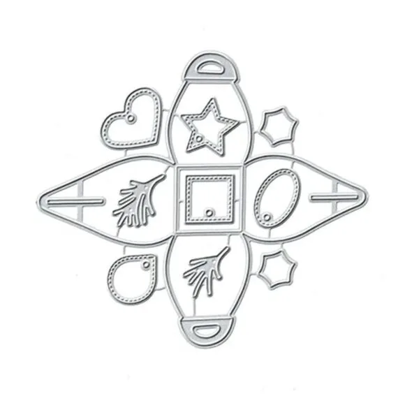 Christmas Gift Box Metal Die Cuts Christmas Gift Box_3