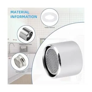 iFealClear Aireador de grifo de 4 piezas filtro de grifo_5