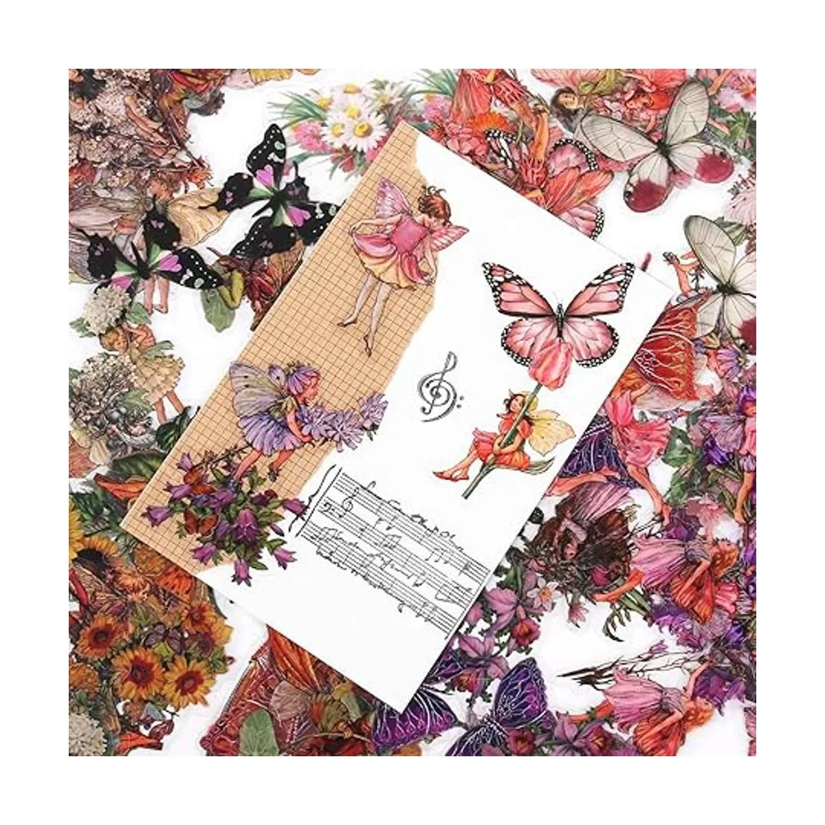 Dizdkizd Lindas calcomanías de hadas para diario_3