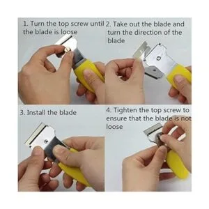 Spealloy Juego de 2 espátulas de limpieza multiusos con_5