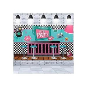 Decoración de pancarta de la tienda de refrescos de los_1